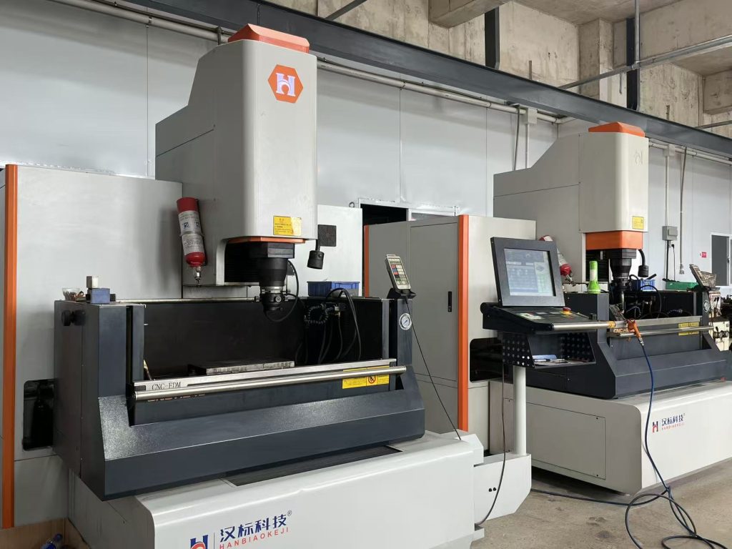 Injection mold production process - Mirror surface spark machine