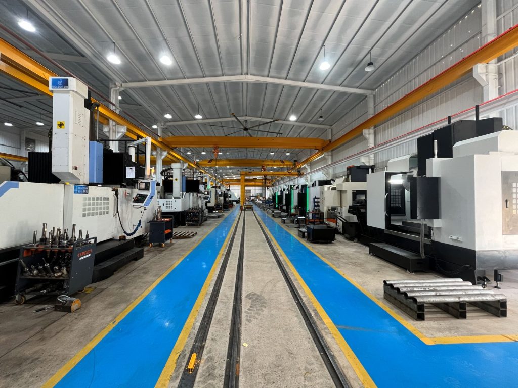 Display of the injection mold manufacturing workshop