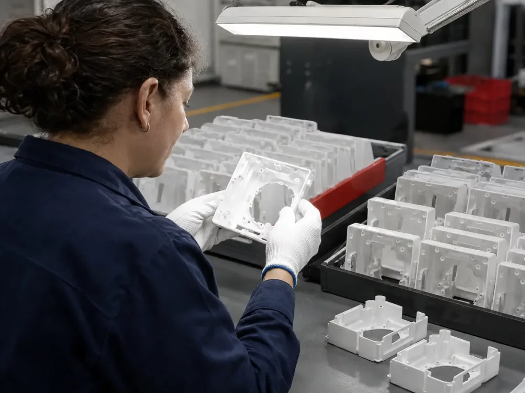 Plastic trial sample quality review