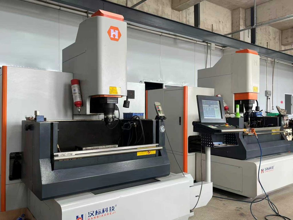 mirror EDM machining for plastic injection mold cavities