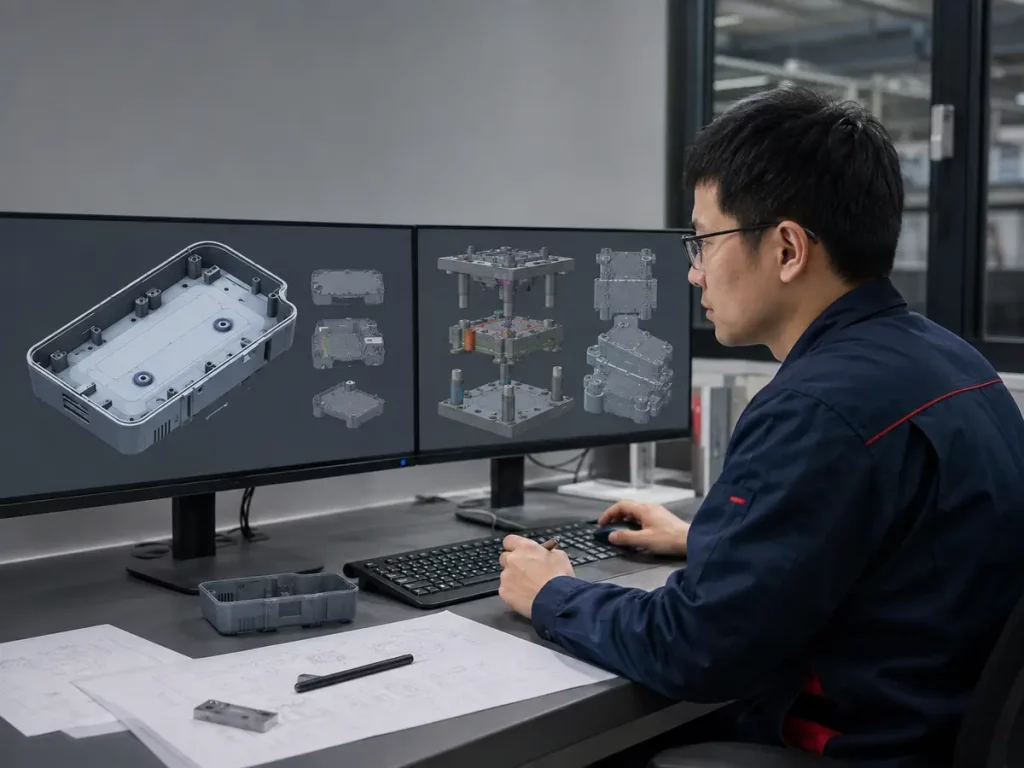 injection molding DFM and mold design engineering review