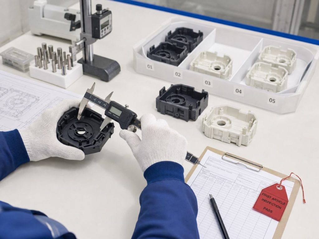 first article inspection for injection molding quality control