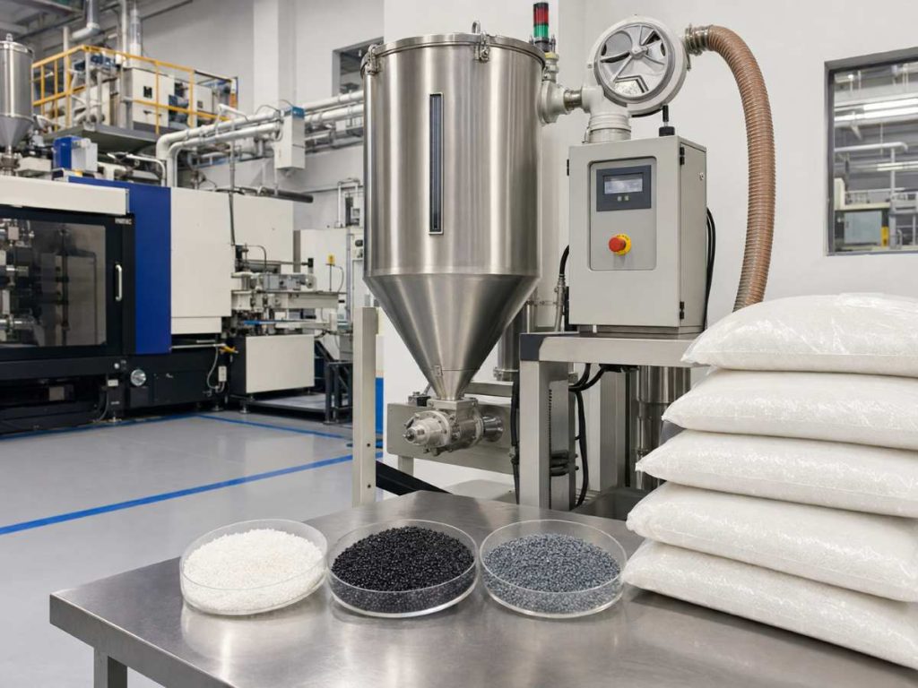 material drying for custom plastic injection molding service